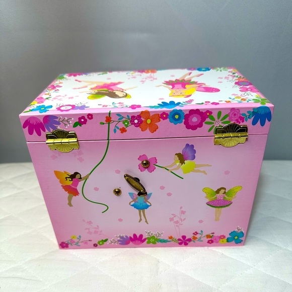 Girl’s Fairy Tale Spinning Ballerina Music Jewelry Box - Picture 4 of 9